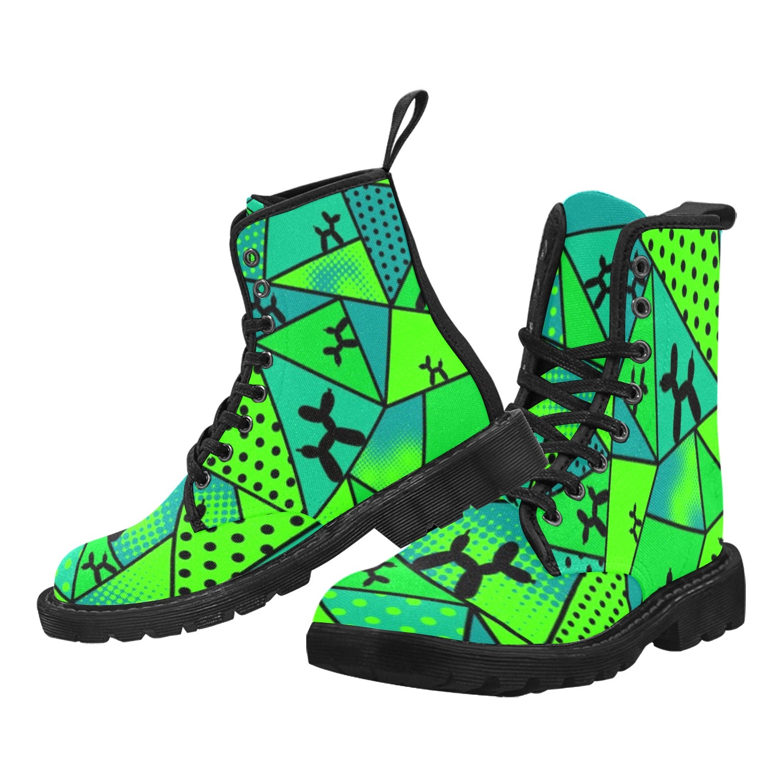 Professional Balloon artist boots Green