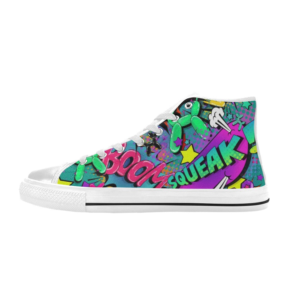 Squeaky Pop! - Men's Sully High Tops (Size US 6-14)