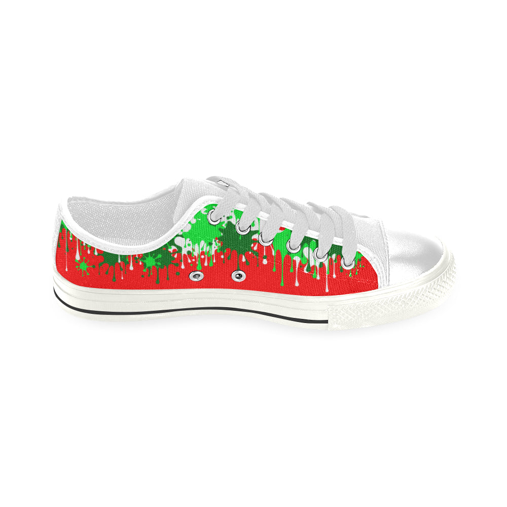 Christmas Paint - Men's Sully Canvas Shoe (SIZE 13-14)