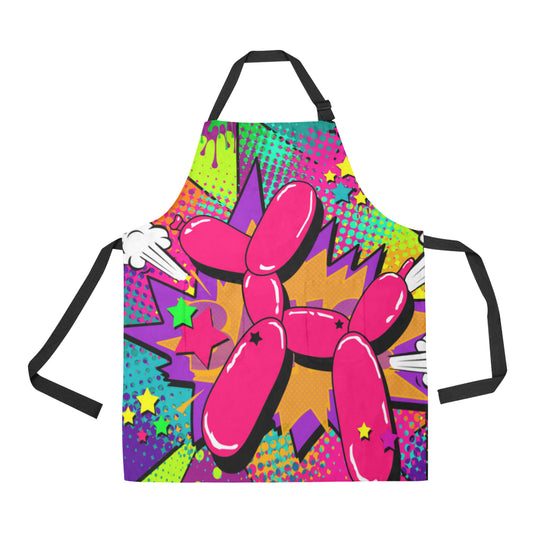 Pink Balloon Dog Apron 