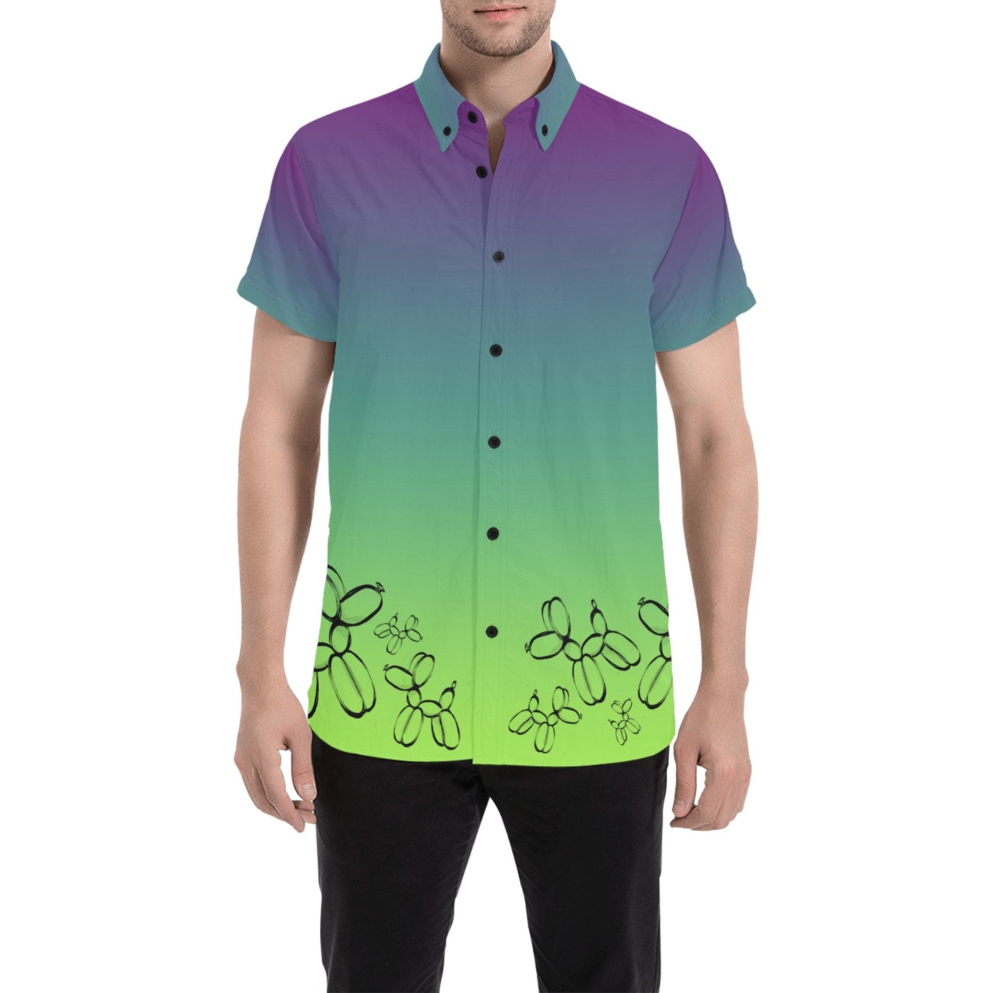 Sherbet Bomb - Nate Short Sleeve Shirt (Small-5XL)