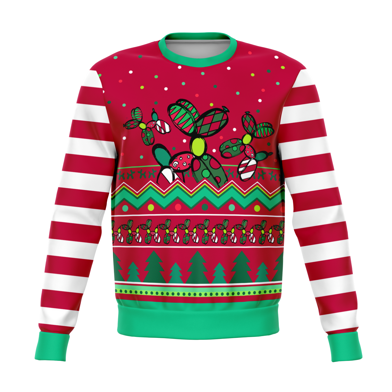 Ugly Balloon Dog Christmas Sweater