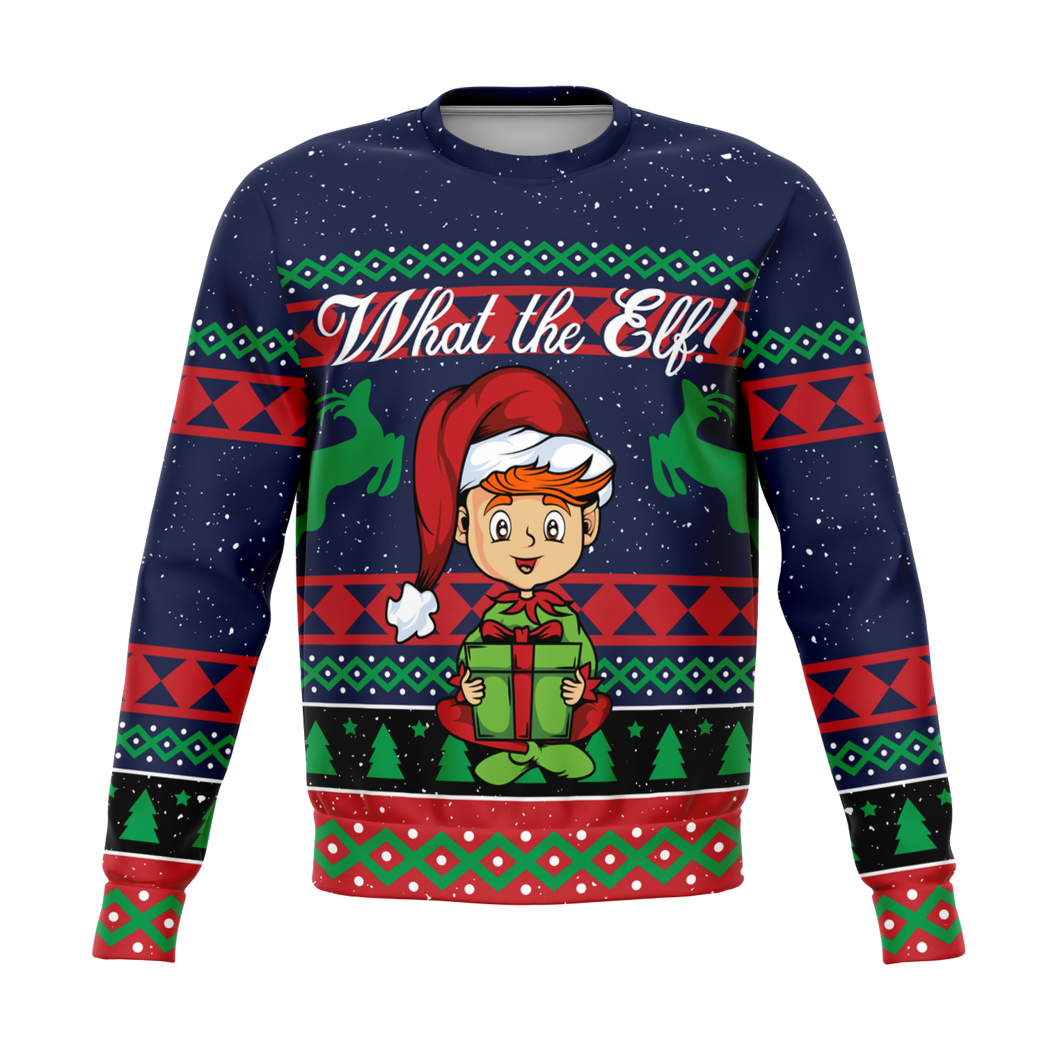 Transparent Dorky Christmas Sweaters Transparent Festive