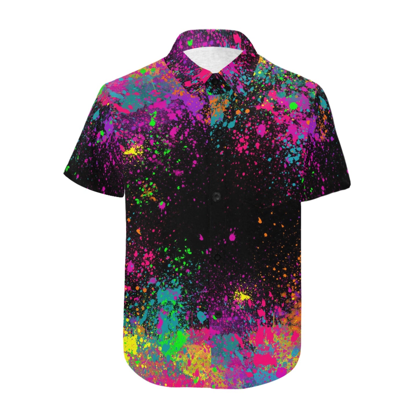 Paint Splatter "Face Painter" - Women and Kids Short Sleeve Shirt