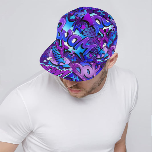Purple and Blue Balloon Dog hat for Professional Balloon Twisters