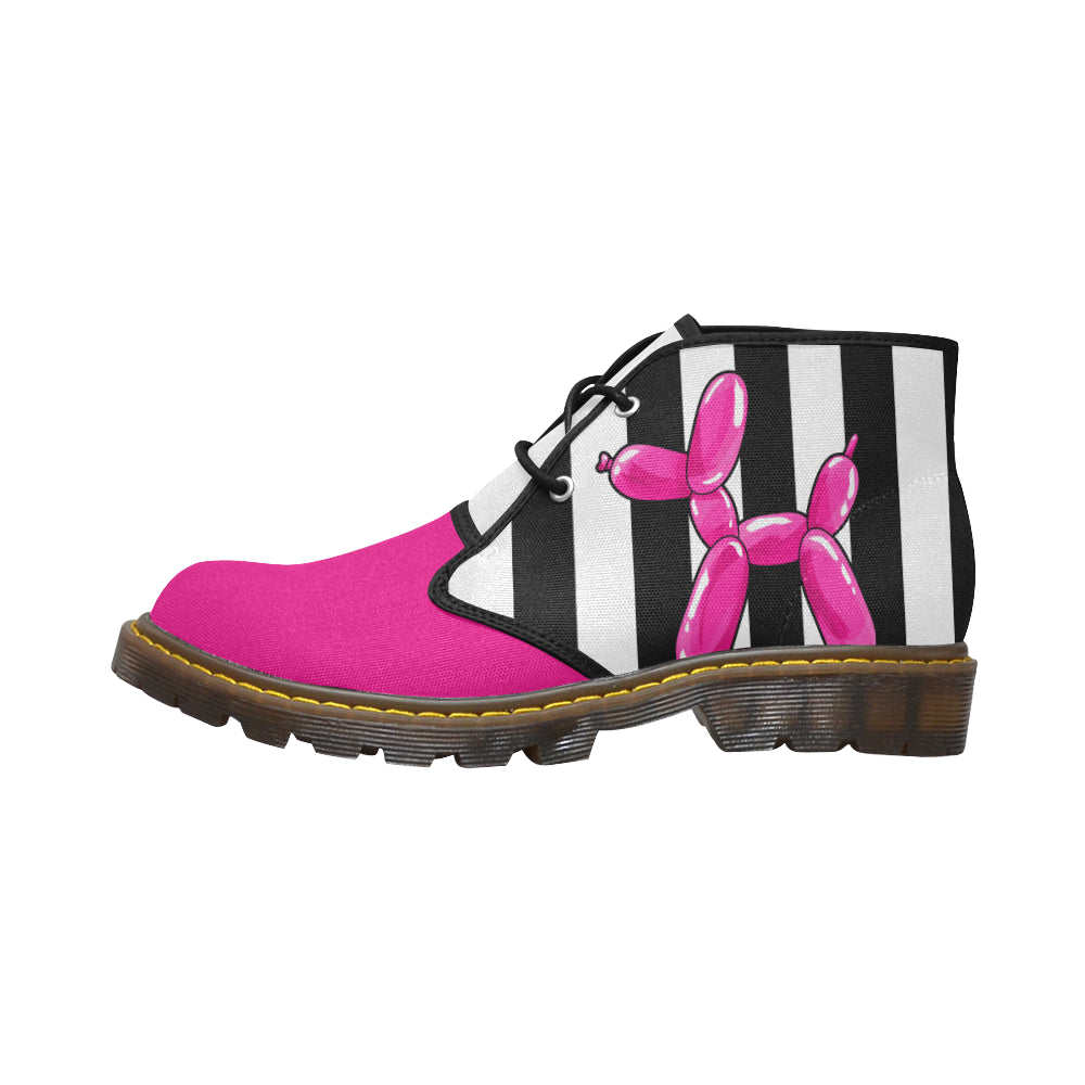 Pippity-Pink! - Women's Wazza Canvas Boots (SIZE US6-10)