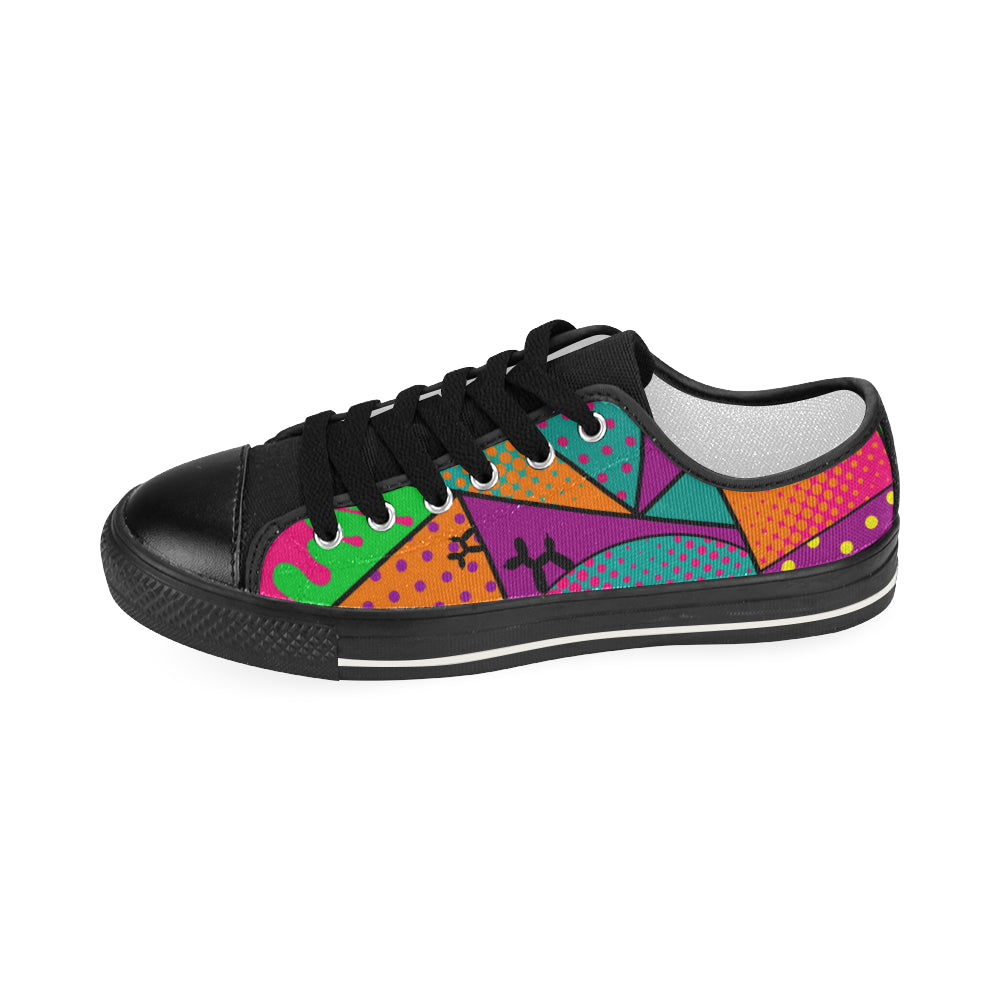 Colourful Black Dog - Women's Sully Canvas Shoes (SIZE 6 - 10)