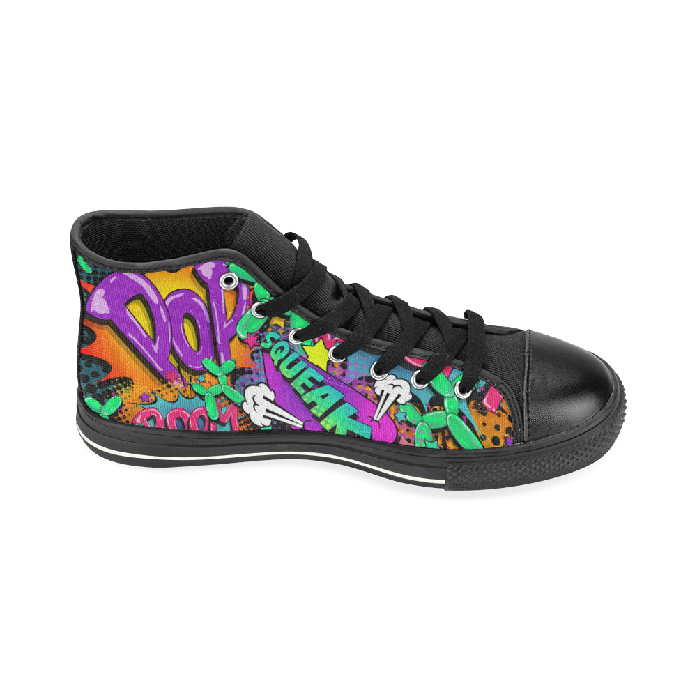 High tops for Balloon Twisting Pop Art