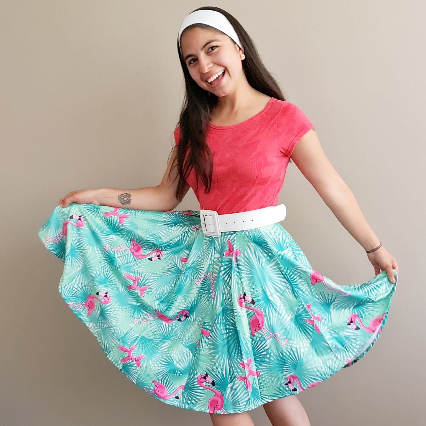 Flamingo Dog - Catie Circle Skirt (XS-3XL)