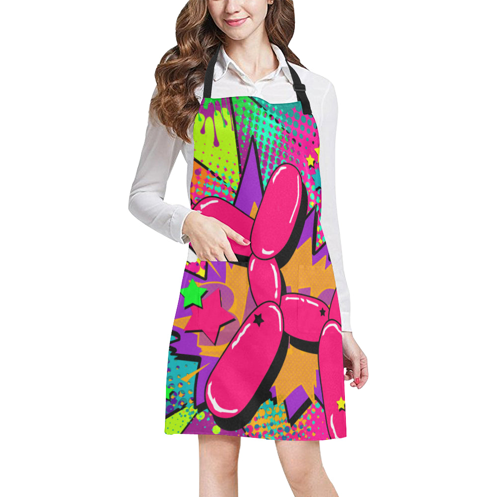 Balloon Dog Pop Art Apron for balloon Twisters
