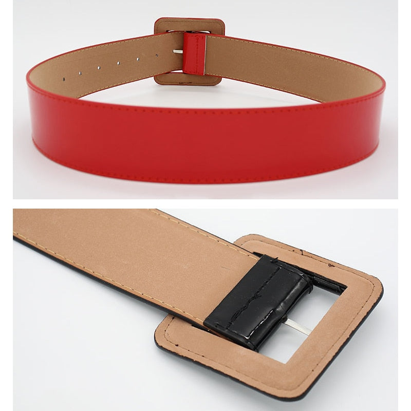 Black Patent Leather Belt