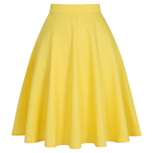 Yellow - Juliette Swing Skirt