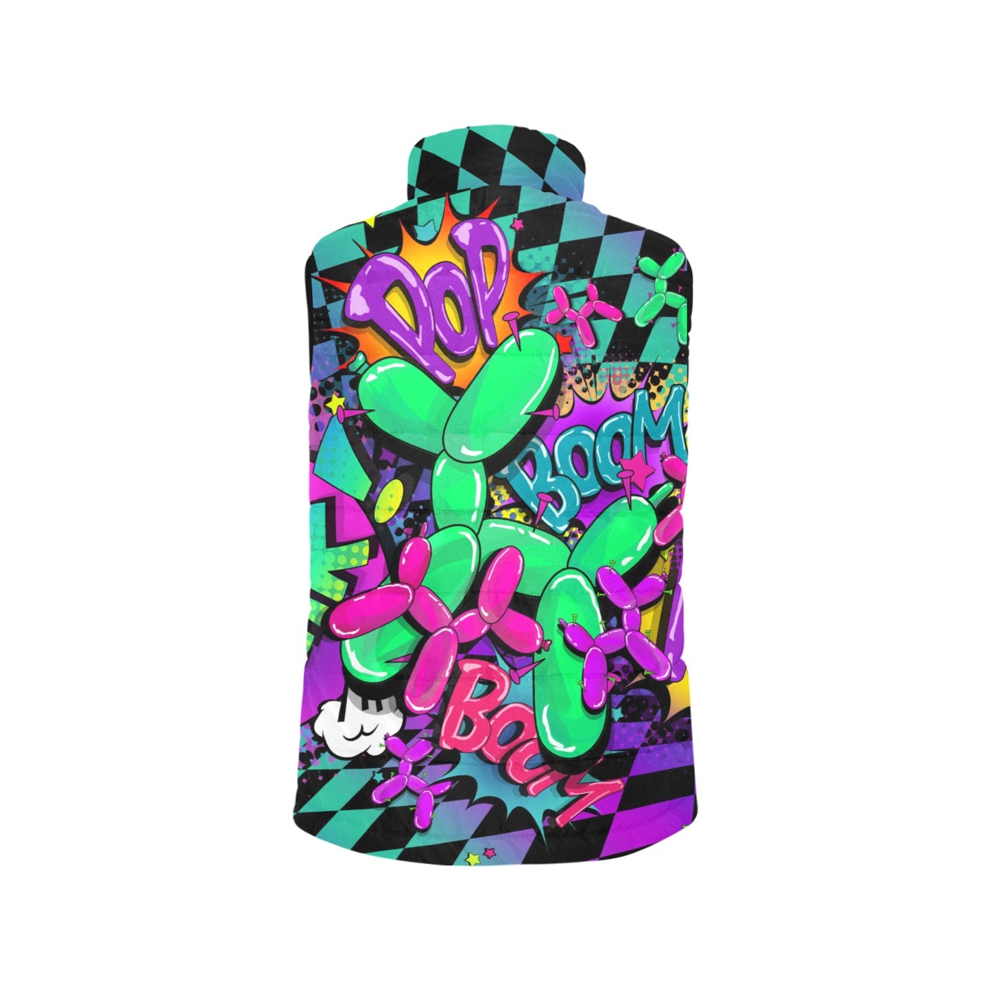 Leaky Squeaky BOOM! - Women's Padded Cozy Vest