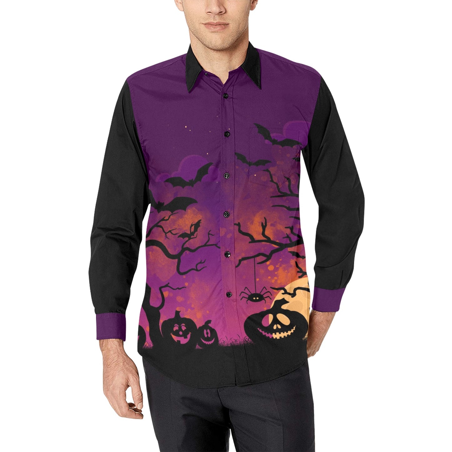 Long sleeve shirt Halloween theme design for balloon twisters