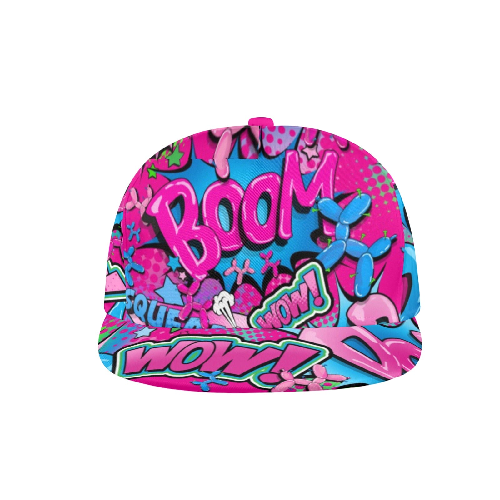 Pink and Blue balloon dog cap for Balloon twisters and Face painters