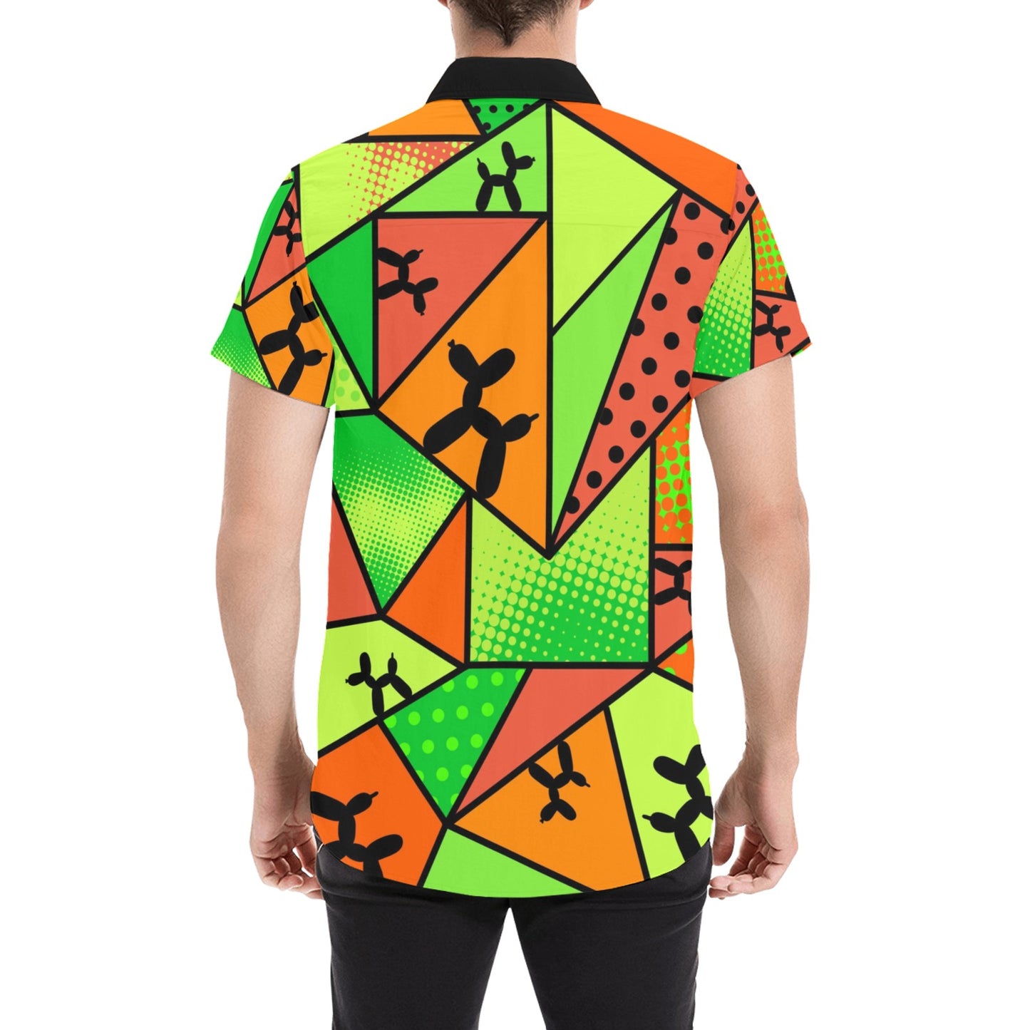 Balloon Twisting Shirt Orange and Green