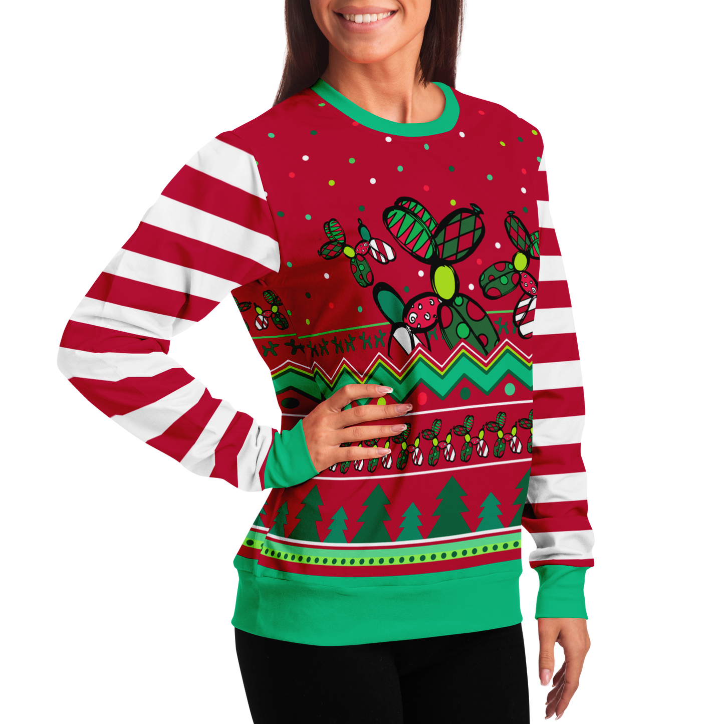 Balloon Twister Fashion Ugly Christmas Sweater