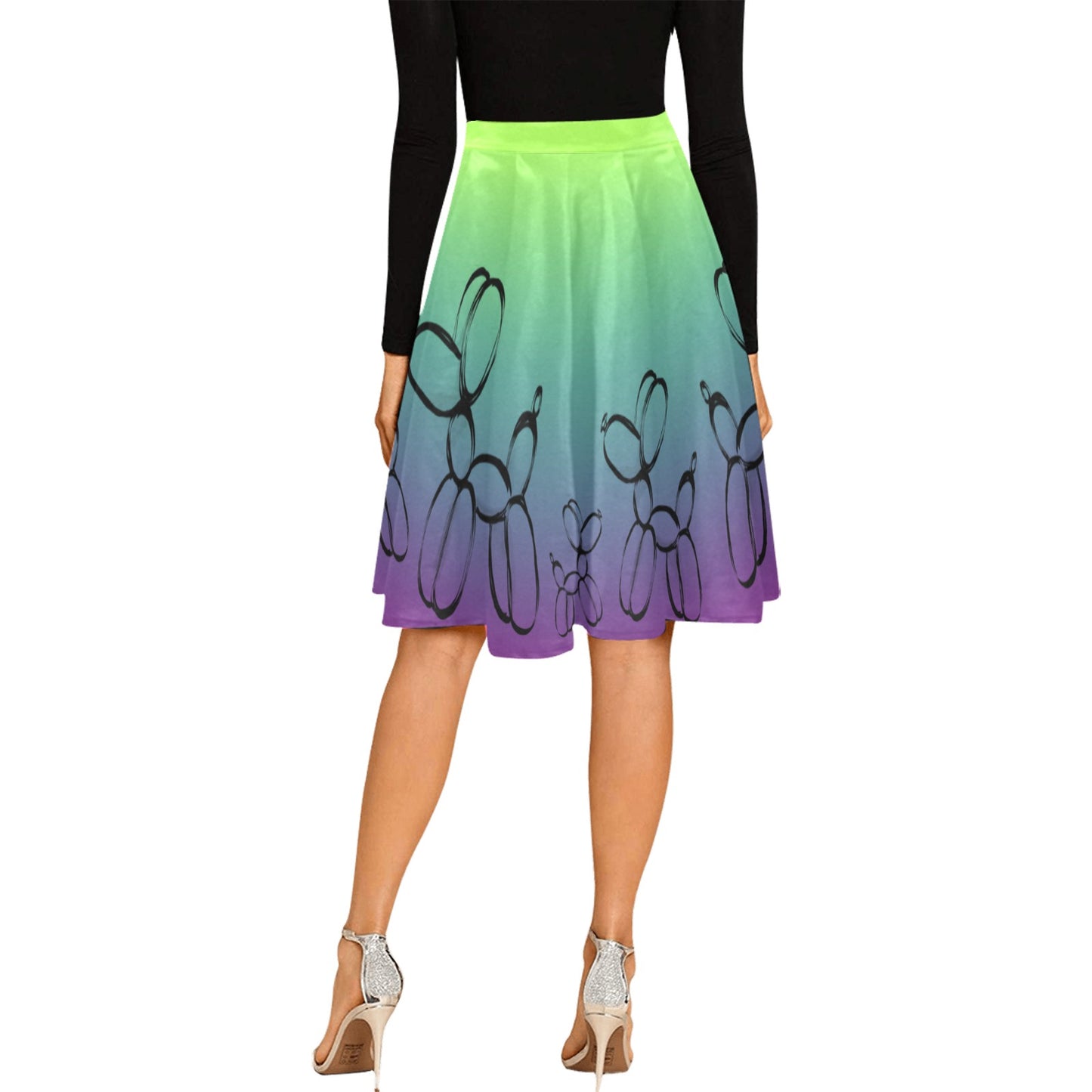Nuclear Kermit - Catie Circle Skirt (XS - 3XL)