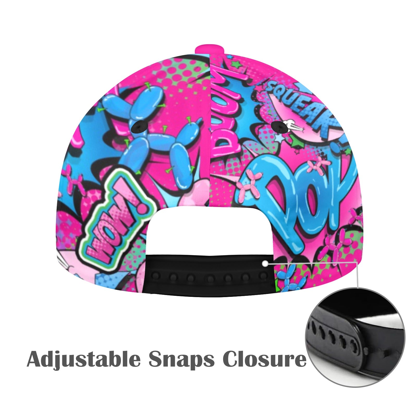 Professional Balloon artists and Face painter hat pink and Blue balloon dogs