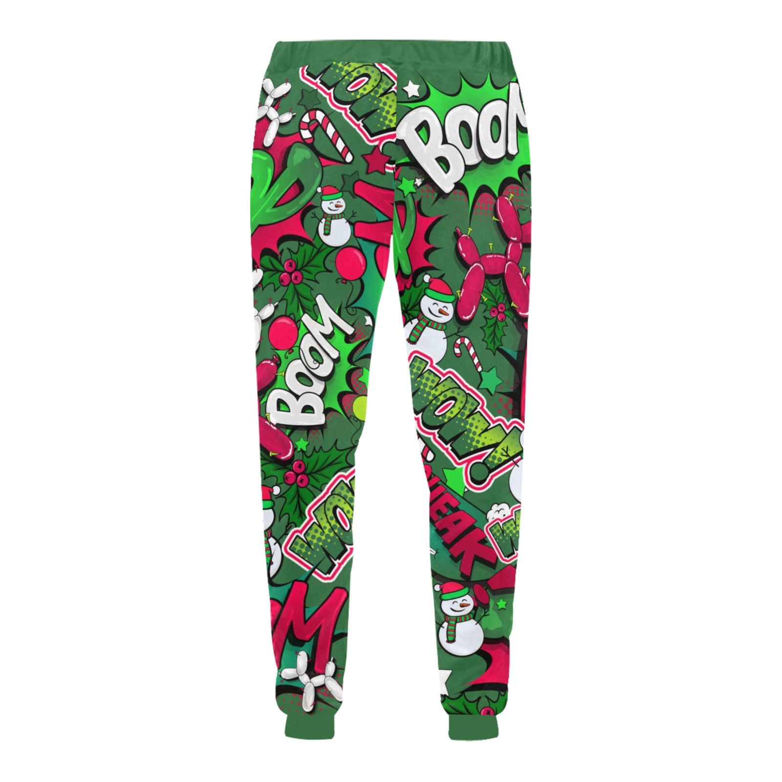 Green Balloon twisting pants for Christmas