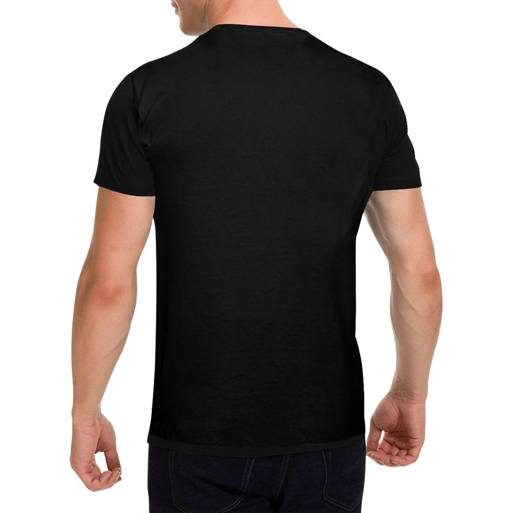 Patchwork Pup on Black - Classic Men's T-Shirt