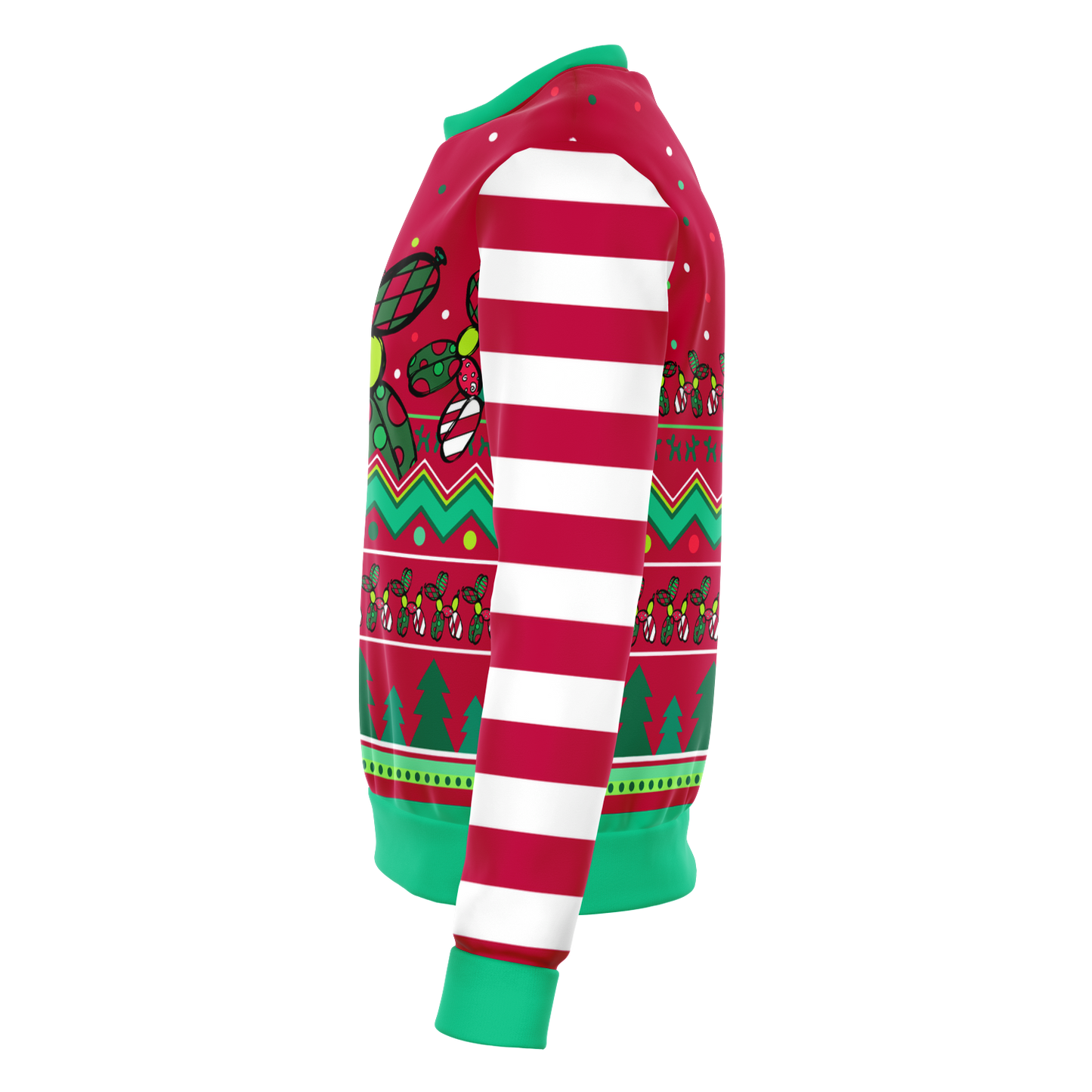 Ugly Christmas Sweater Candy Cane Arms