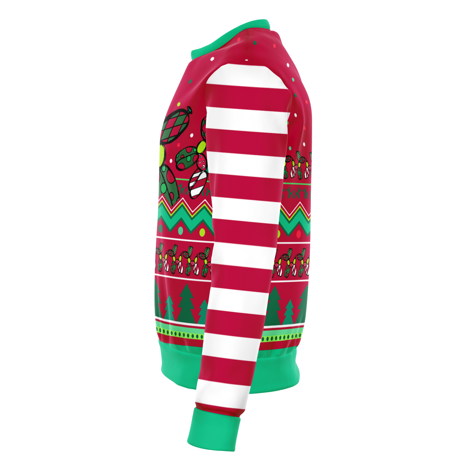 Ugly Christmas Sweater Candy Cane Arms