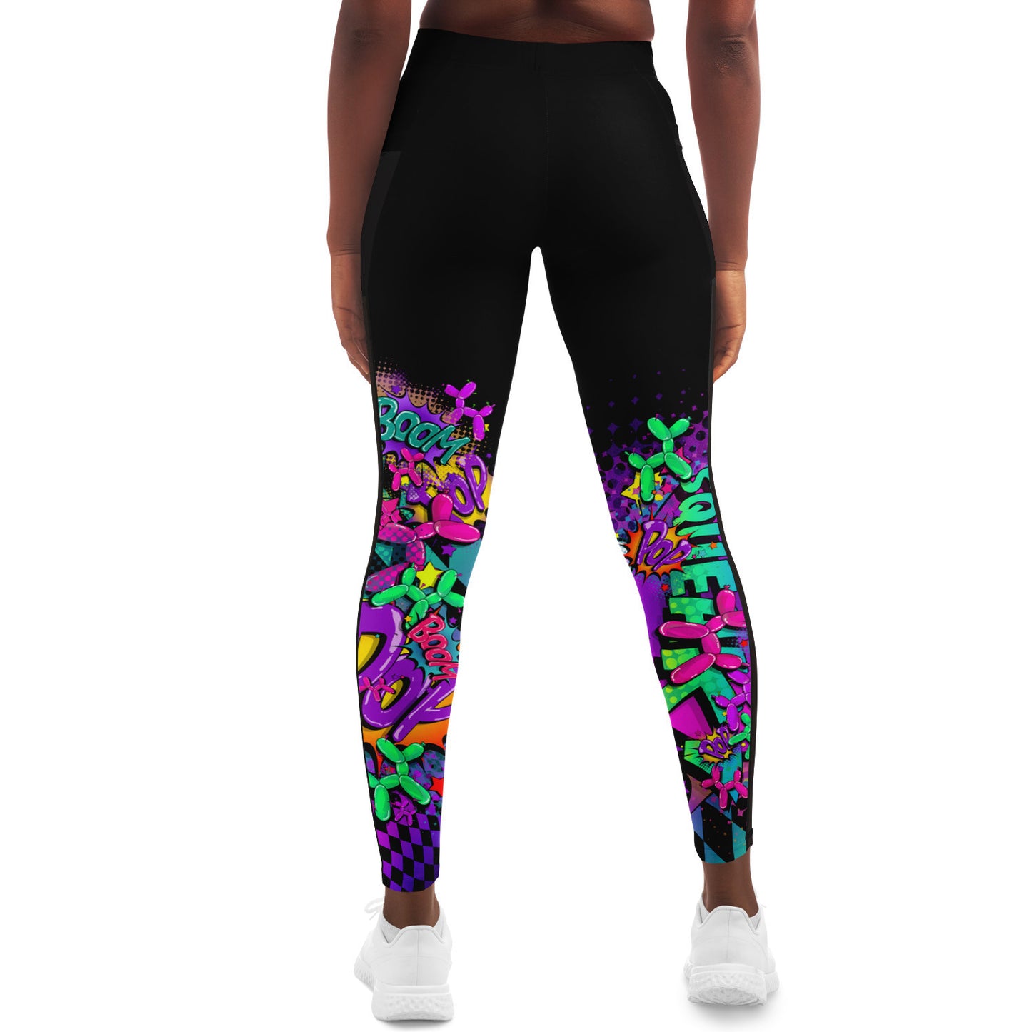 Leaky Squeaky BOOM! - Leggings with mesh pockets