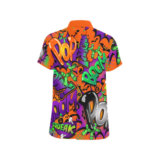 Fun colourful Halloween shirt with balloon dogs