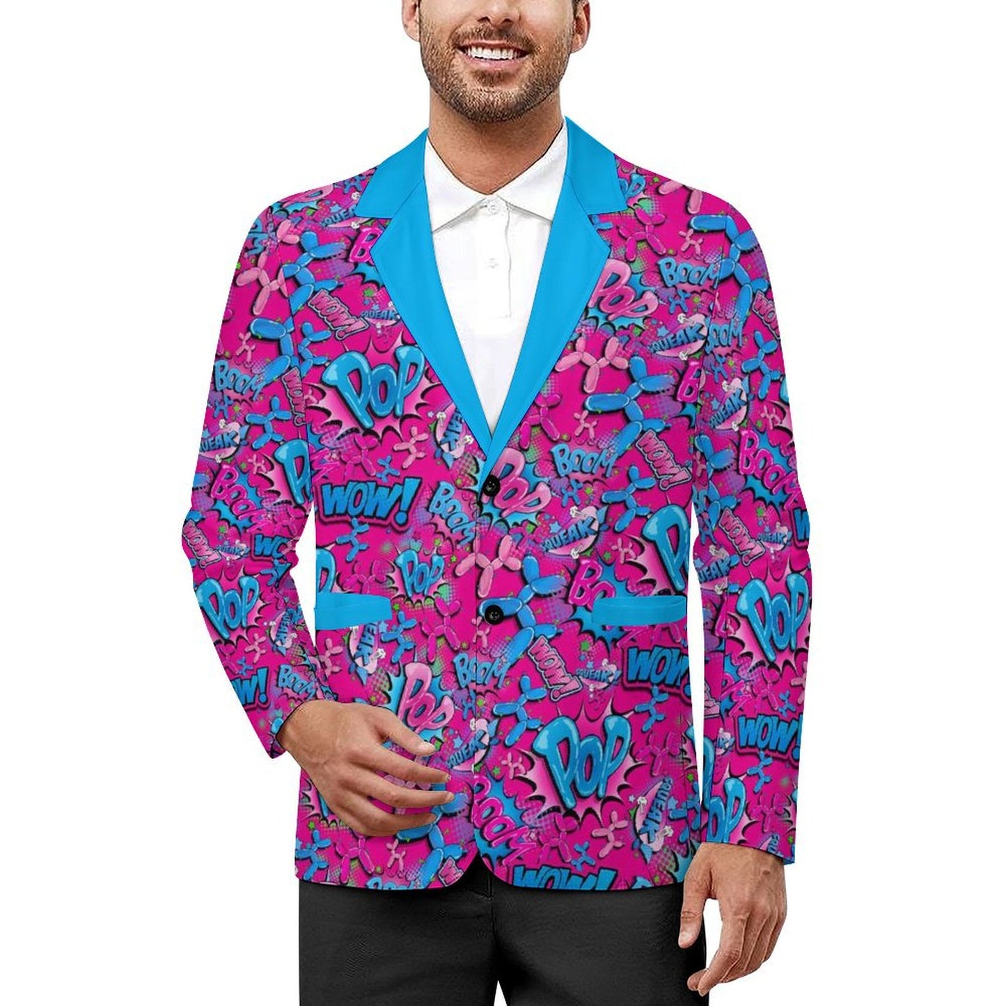 Fun party suit jacket for entertainers