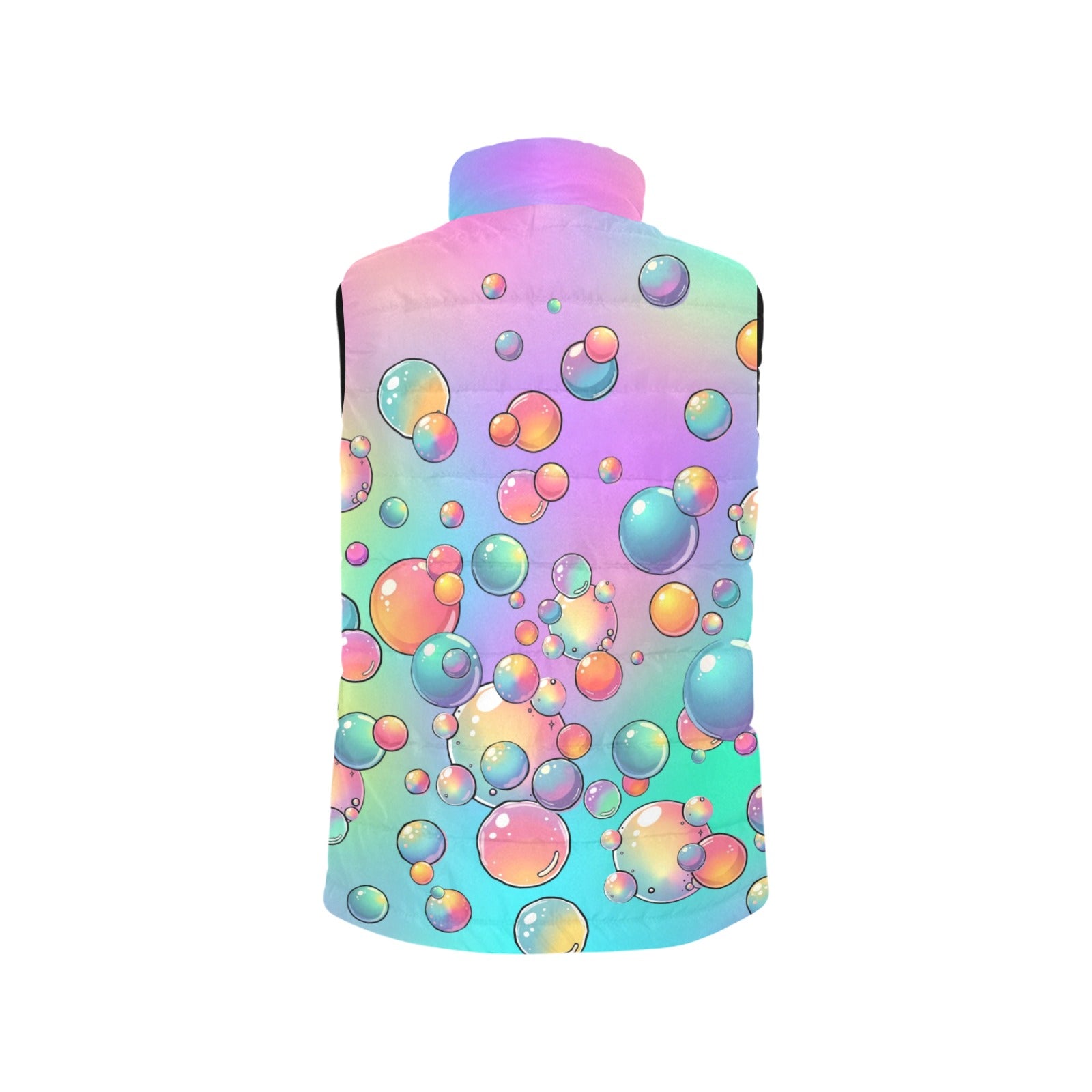 Rainbow Bubble design vest for bubble artists