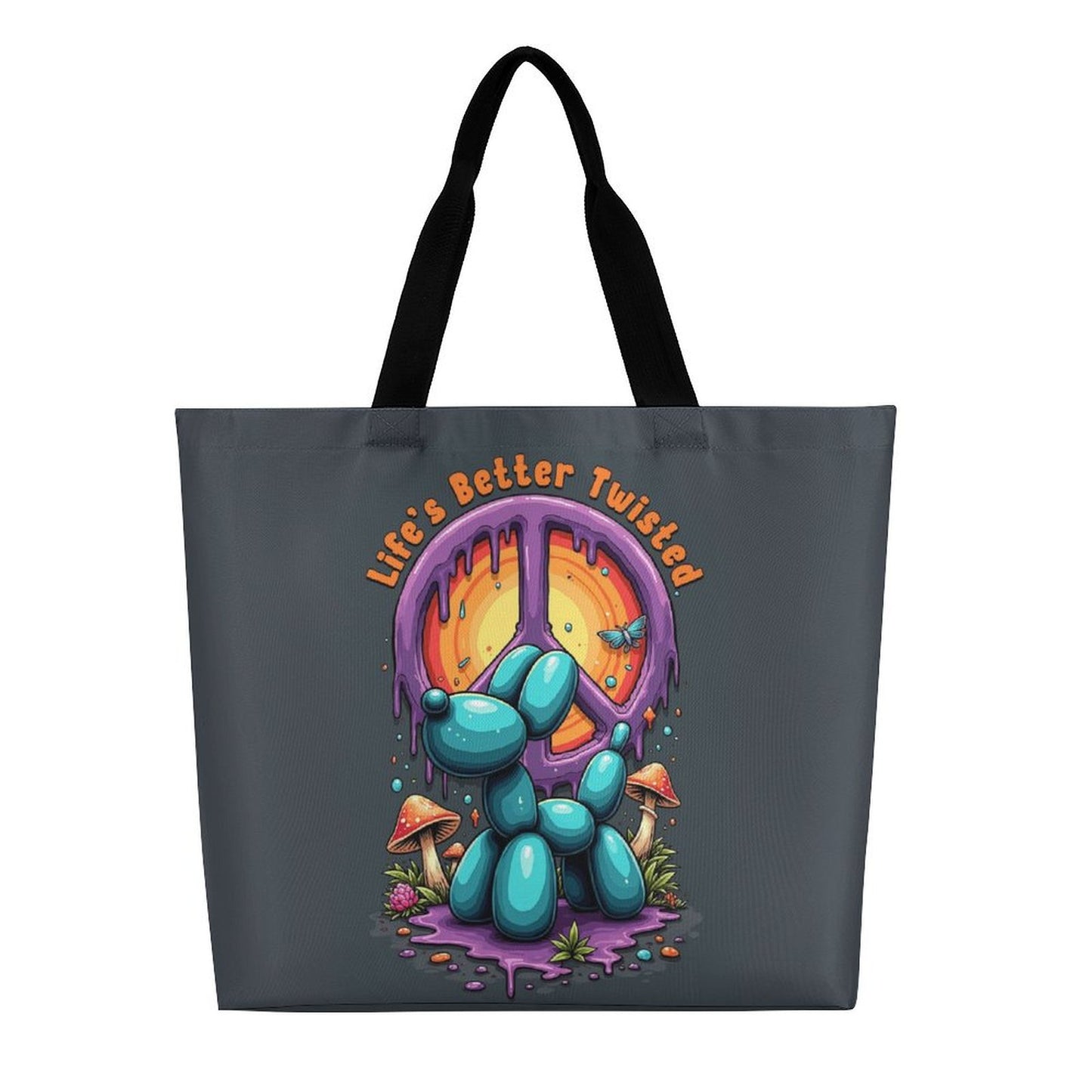 Balloon Artist Bag with Balloon dog, mushrooms and peace sign