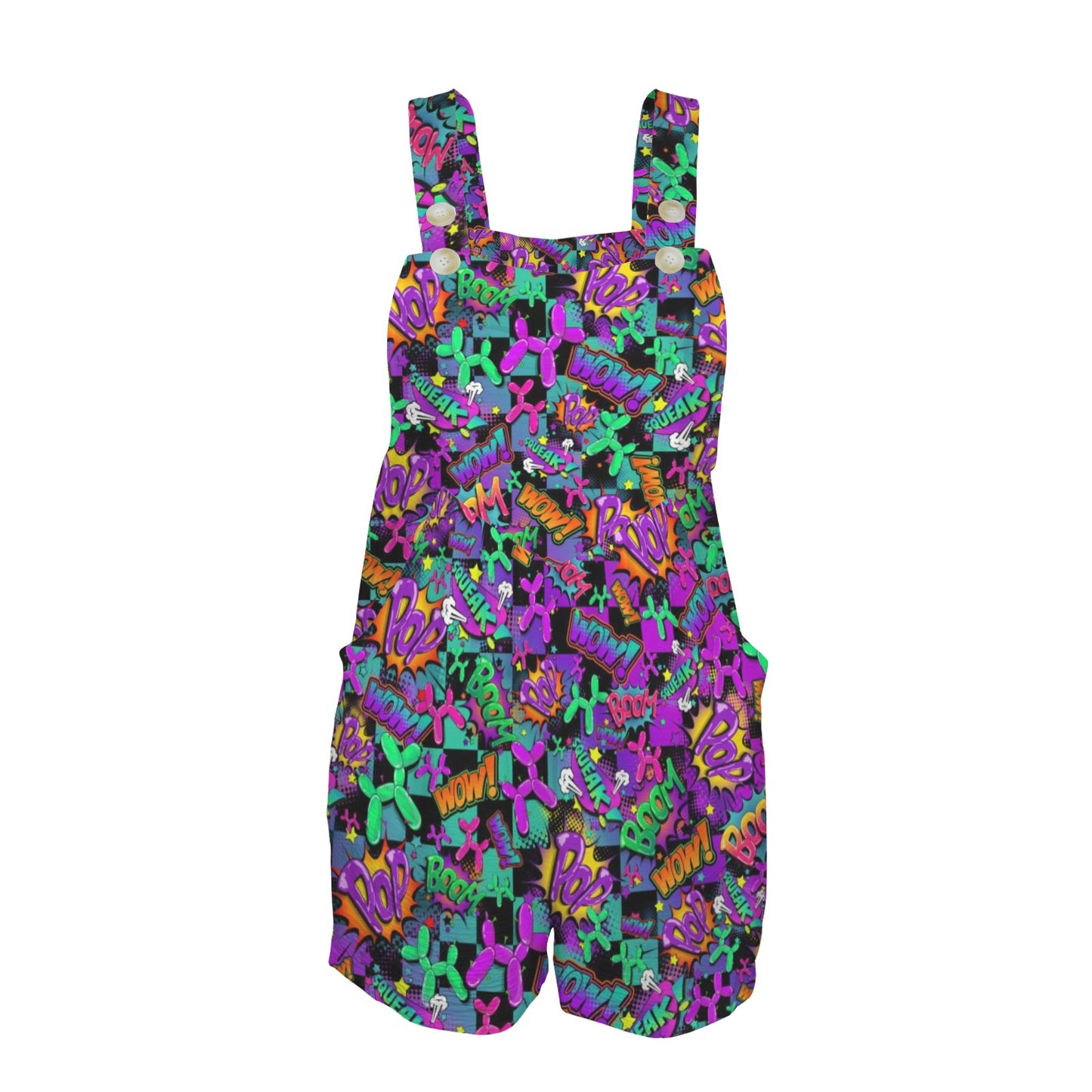 Leaky Squeaky BOOM! - Romper with Pockets