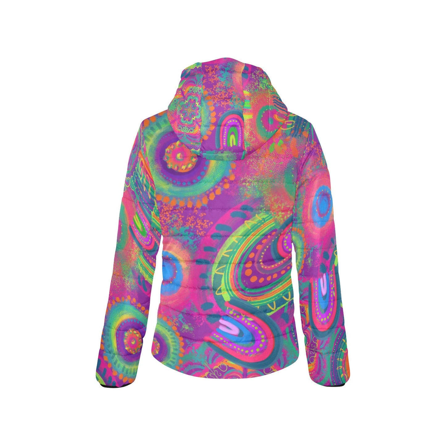Rainbow Rhapsody - Women's Padded Cozy Jacket