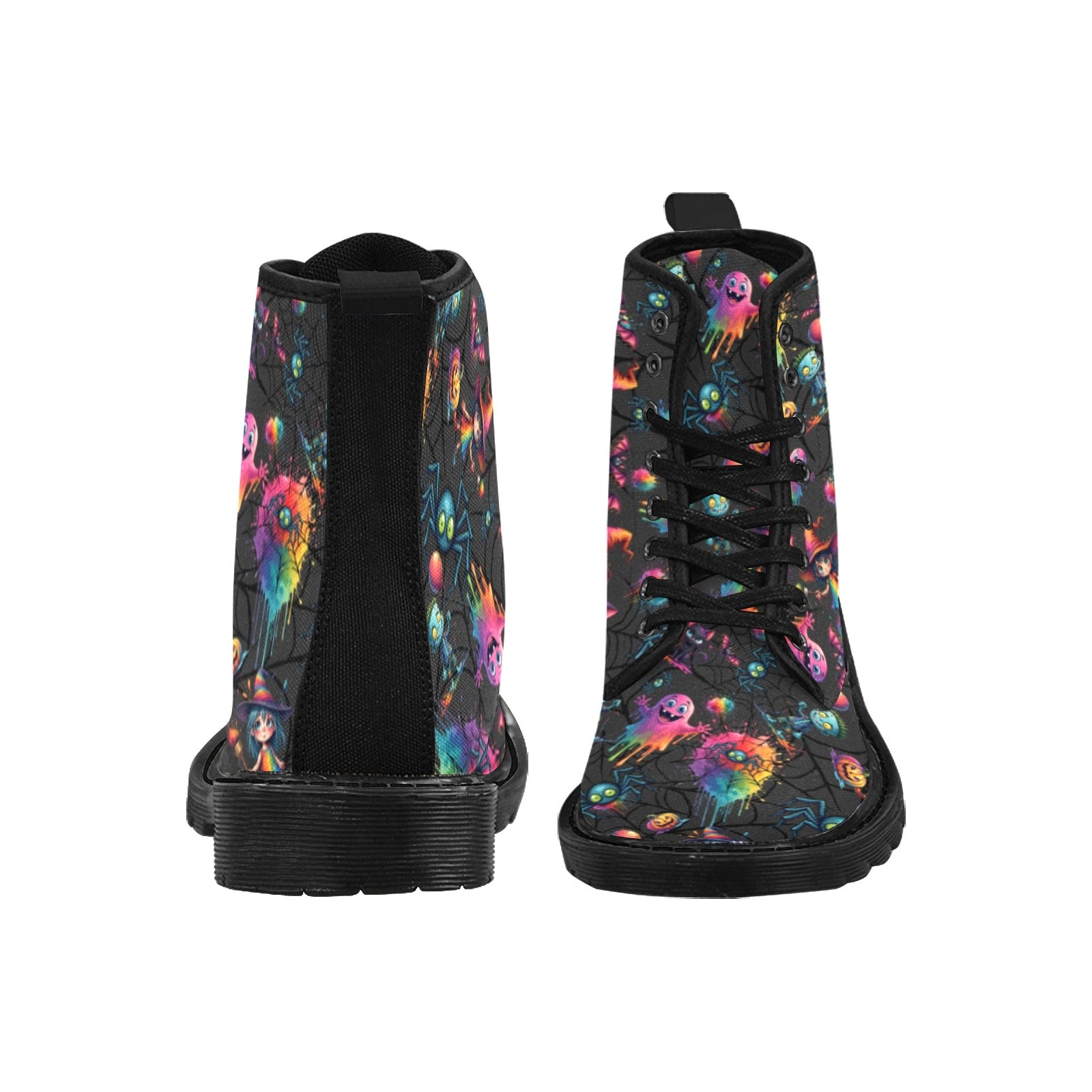 Spooky Halloween design boots