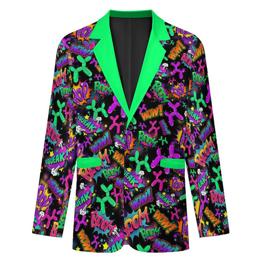 Crazy Colourful party jacket with balloon dogs for party entertainers