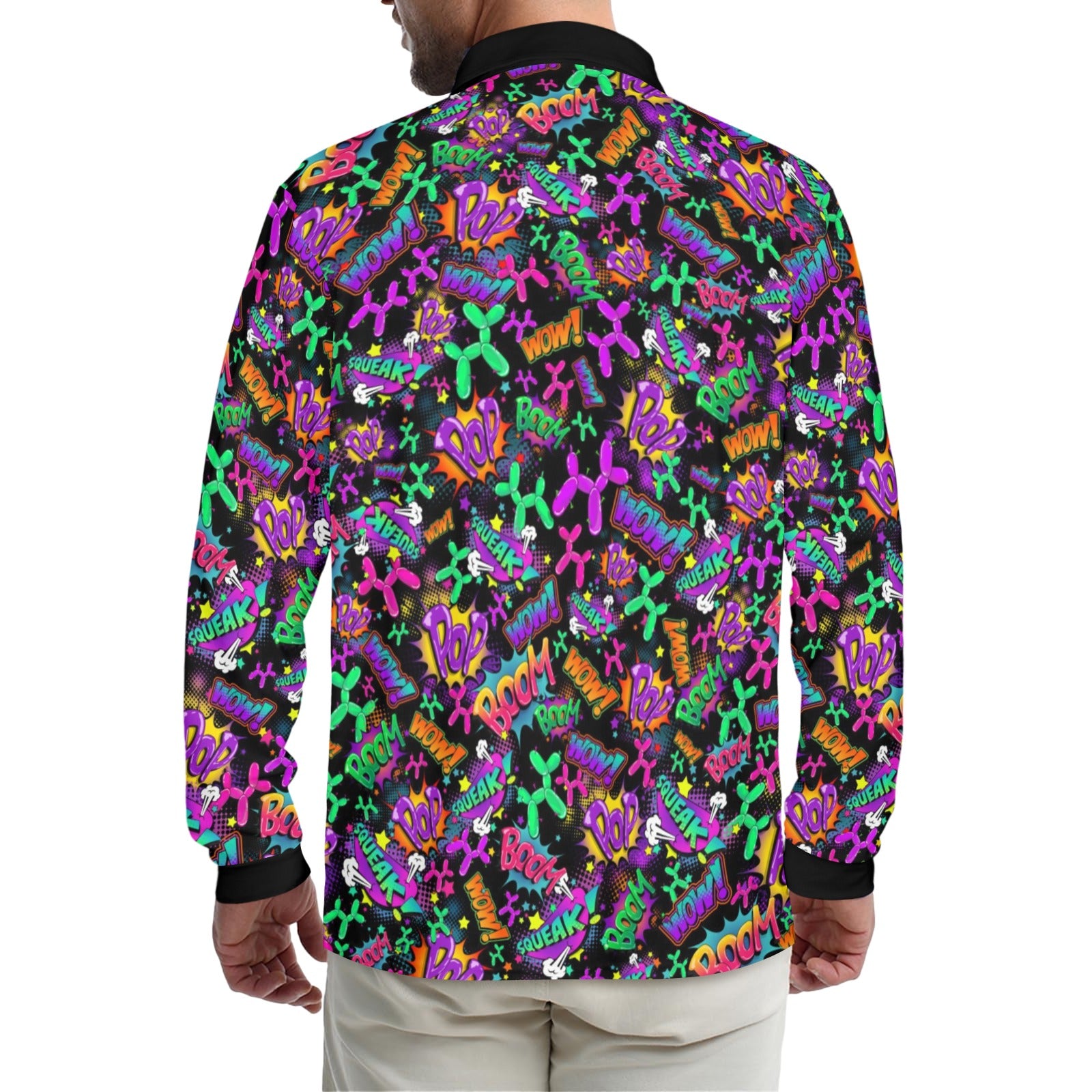 Colourful Balloon Twister Polo shirt