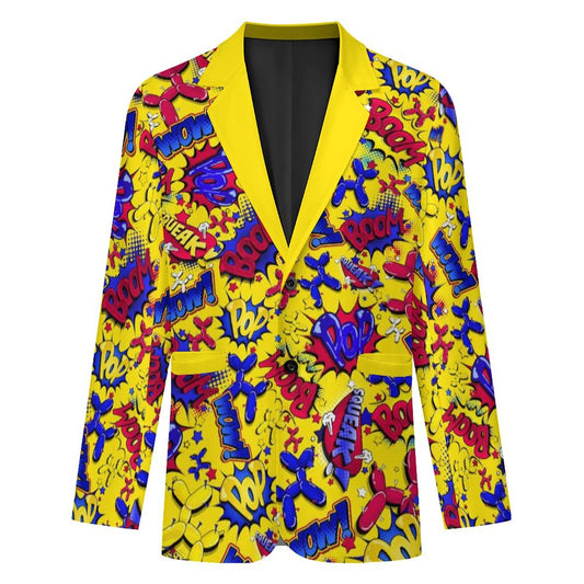 Yellow Balloon Dog Suit Jacket for Balloon Twisters