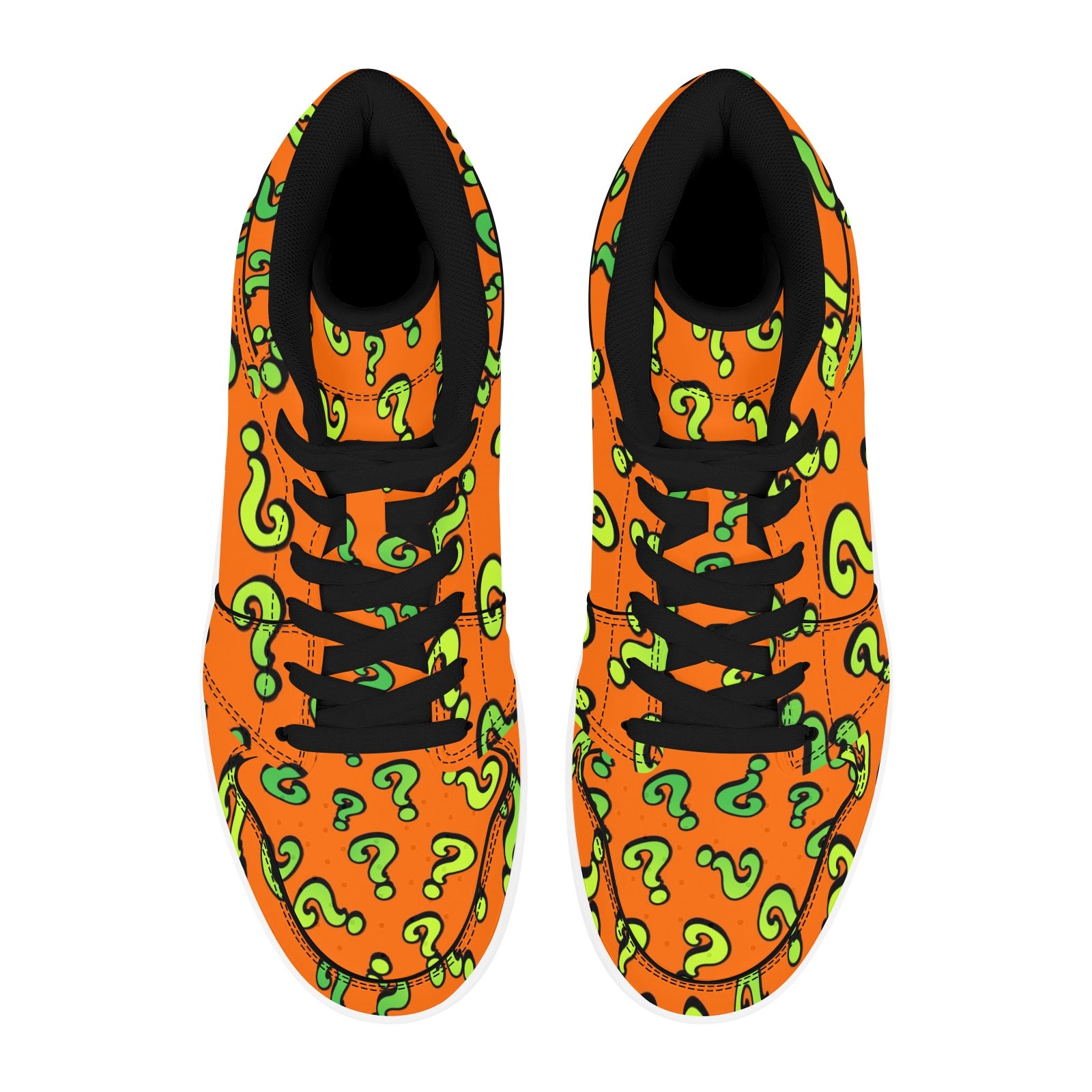 Question mark shoes