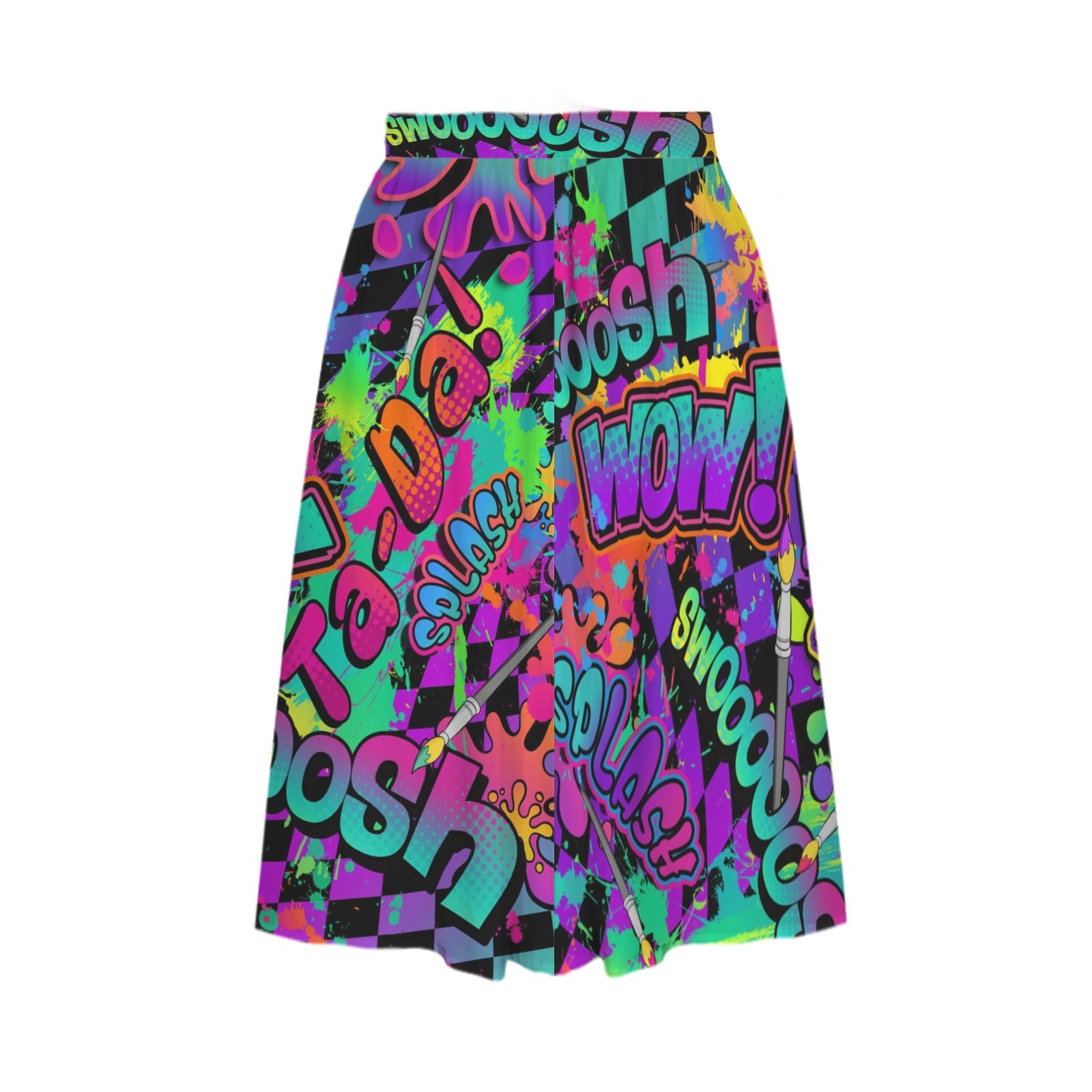 Colourful pop art skirt for face painters