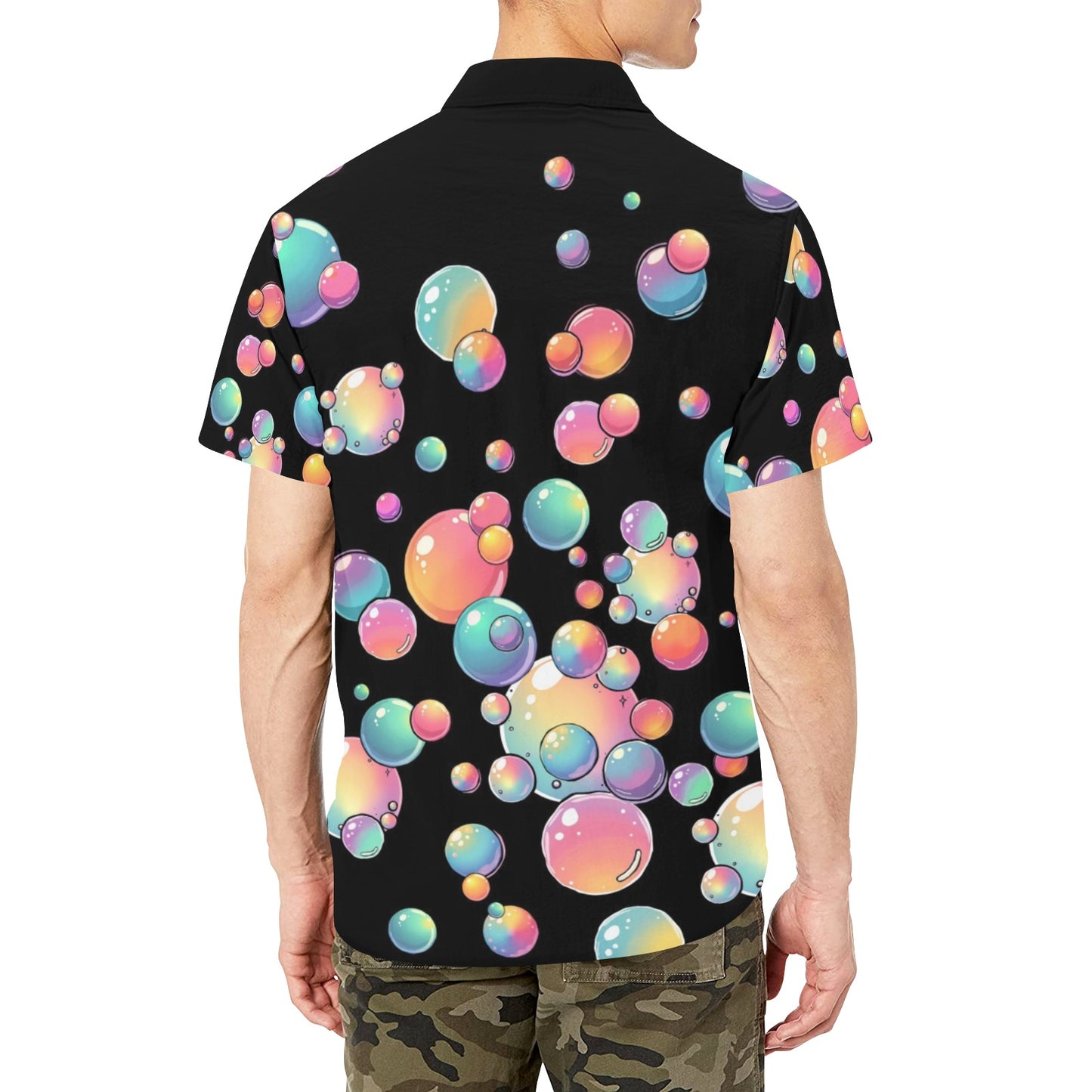 Rainbow bubble shirt for bubble artists and face painters