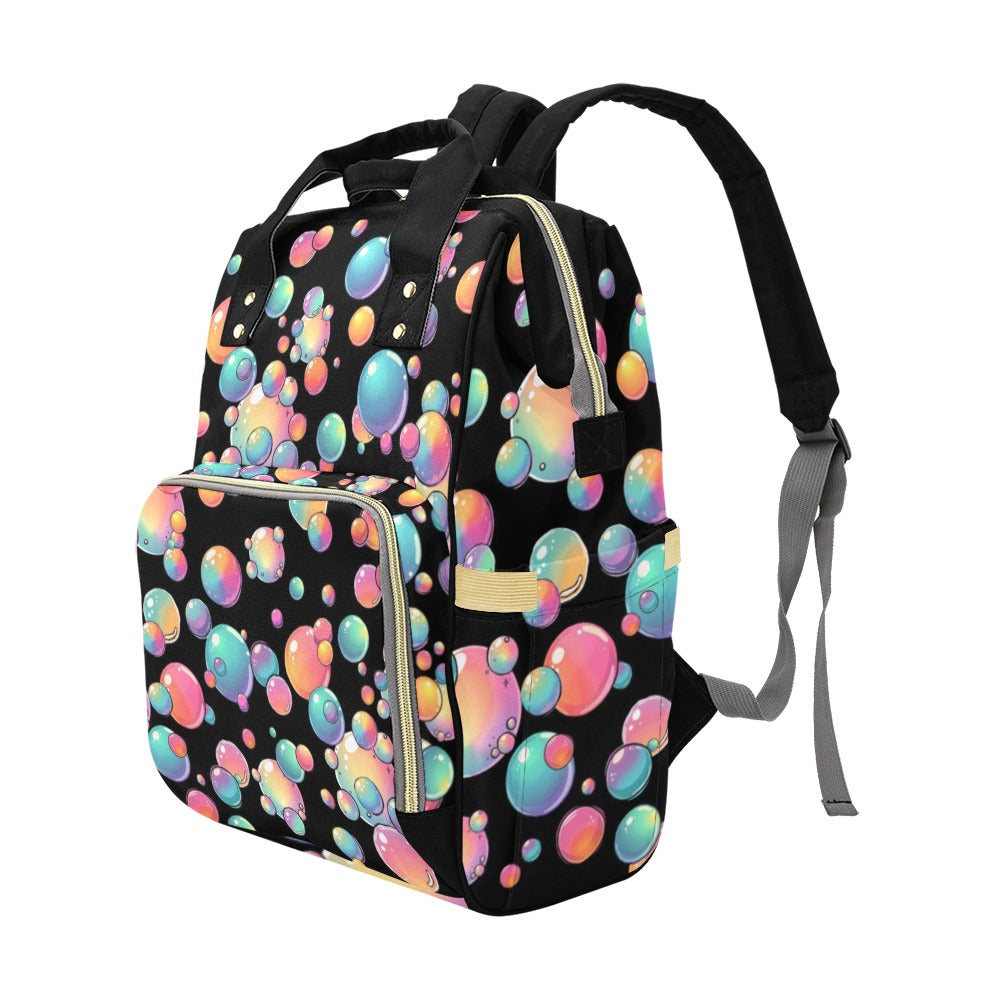 Fun backpack for bubble artists