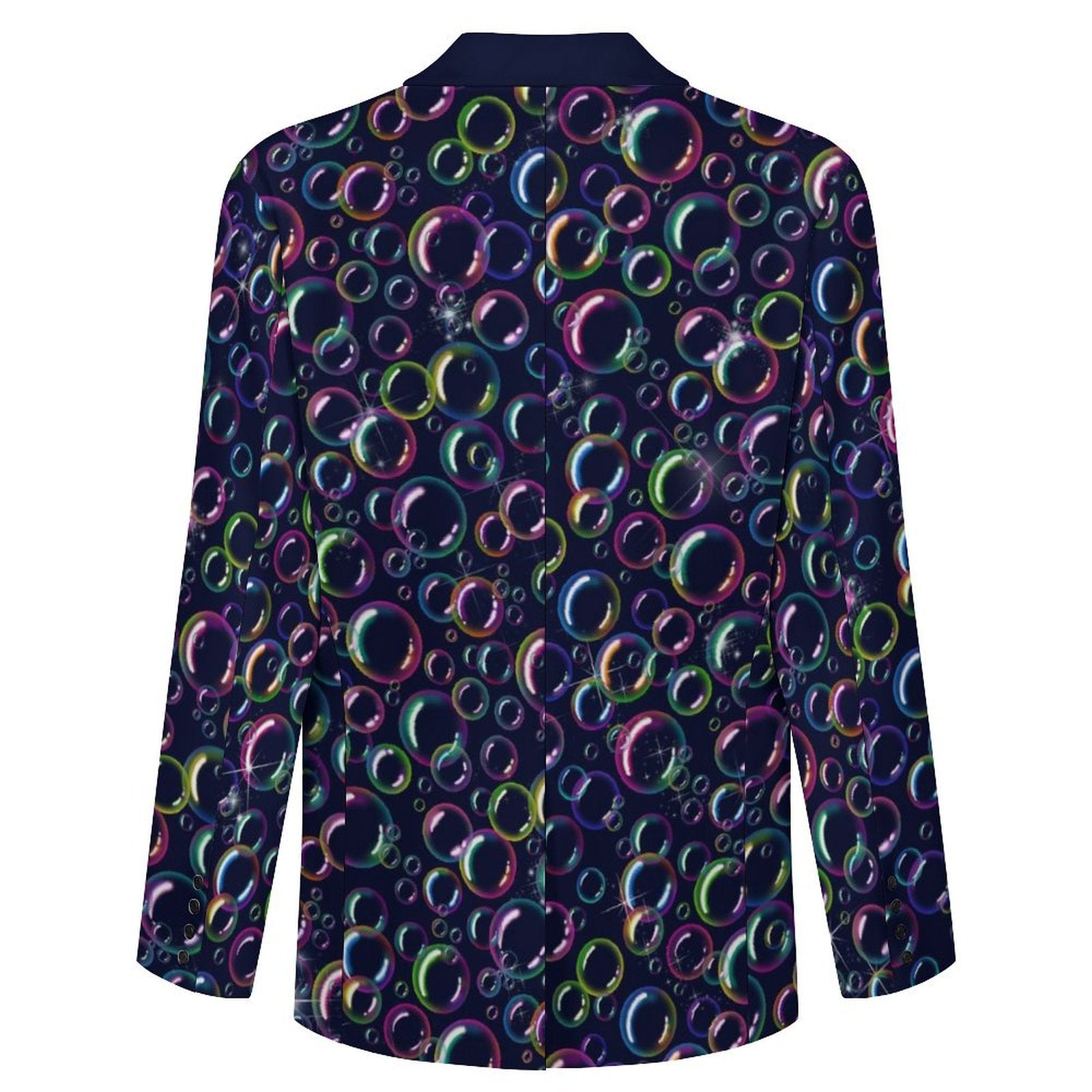Bubble print suit jacket for professional entertainers