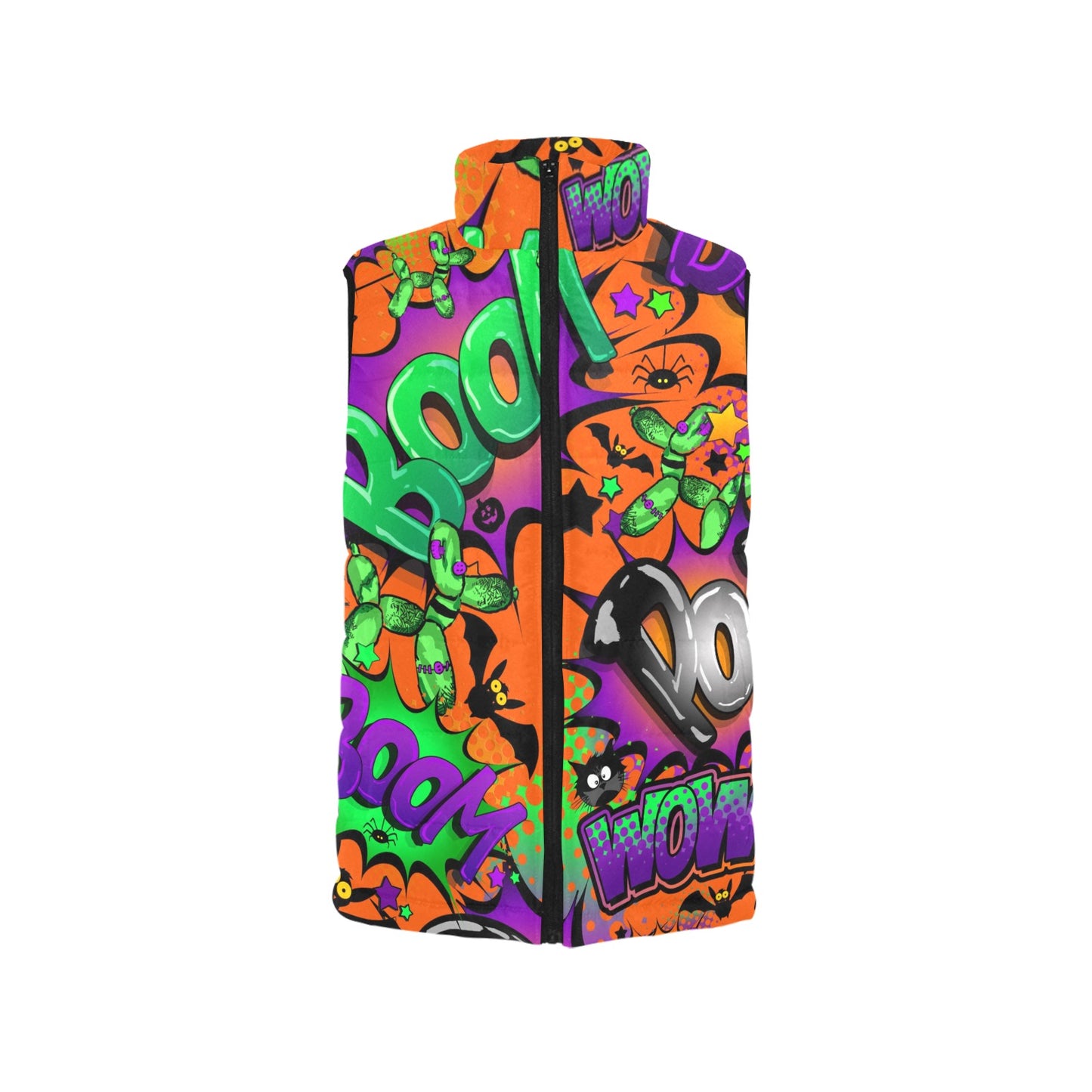Vest For Face painters and Balloon Artists Orange Halloween balloon dog vest