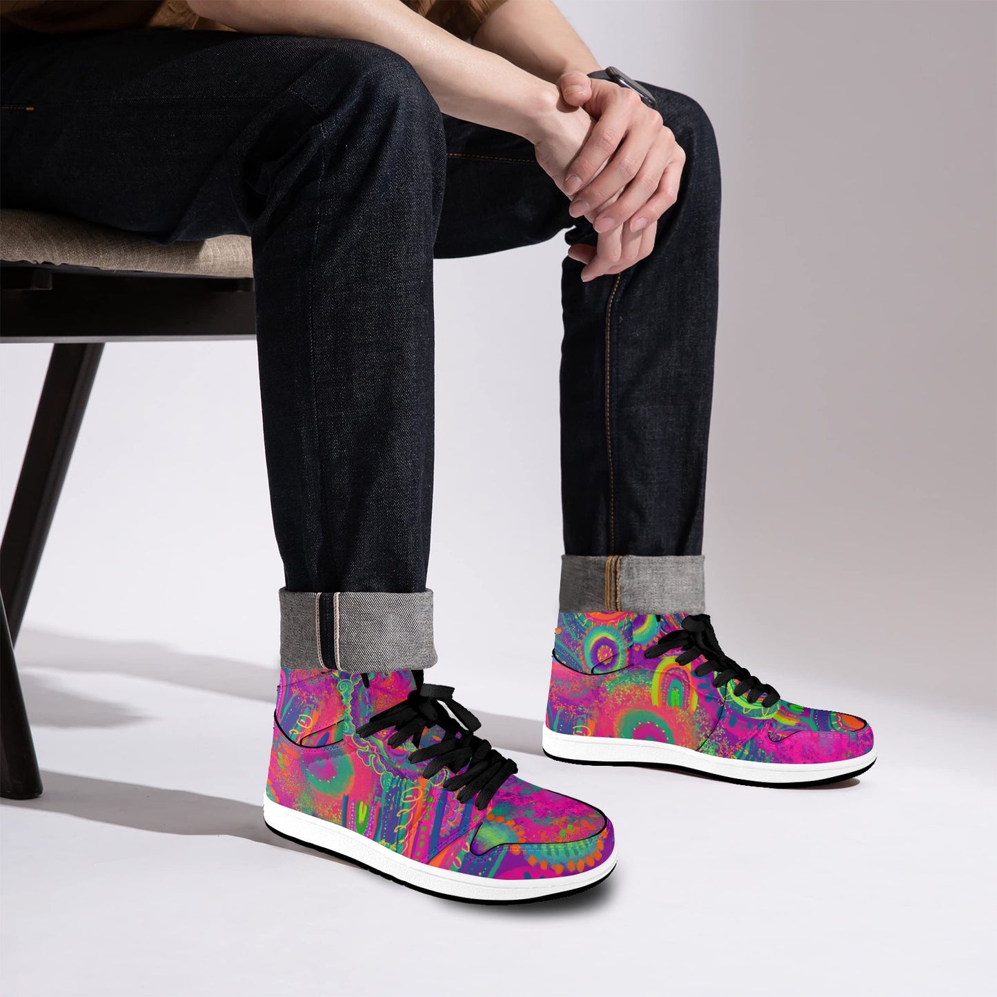 Rainbow Rhapsody - Premium High Tops