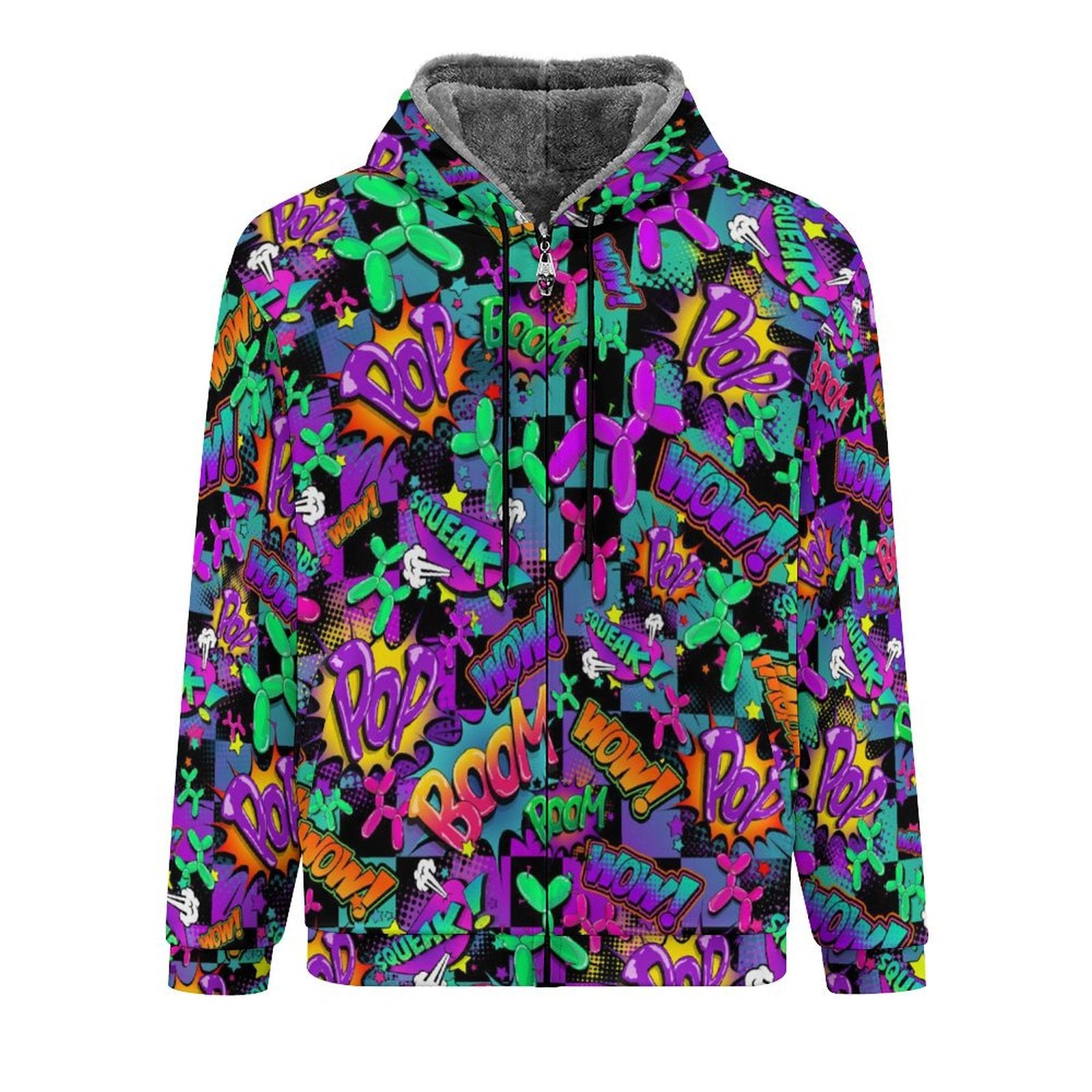 Balloon Animal Jacket with fleece lining