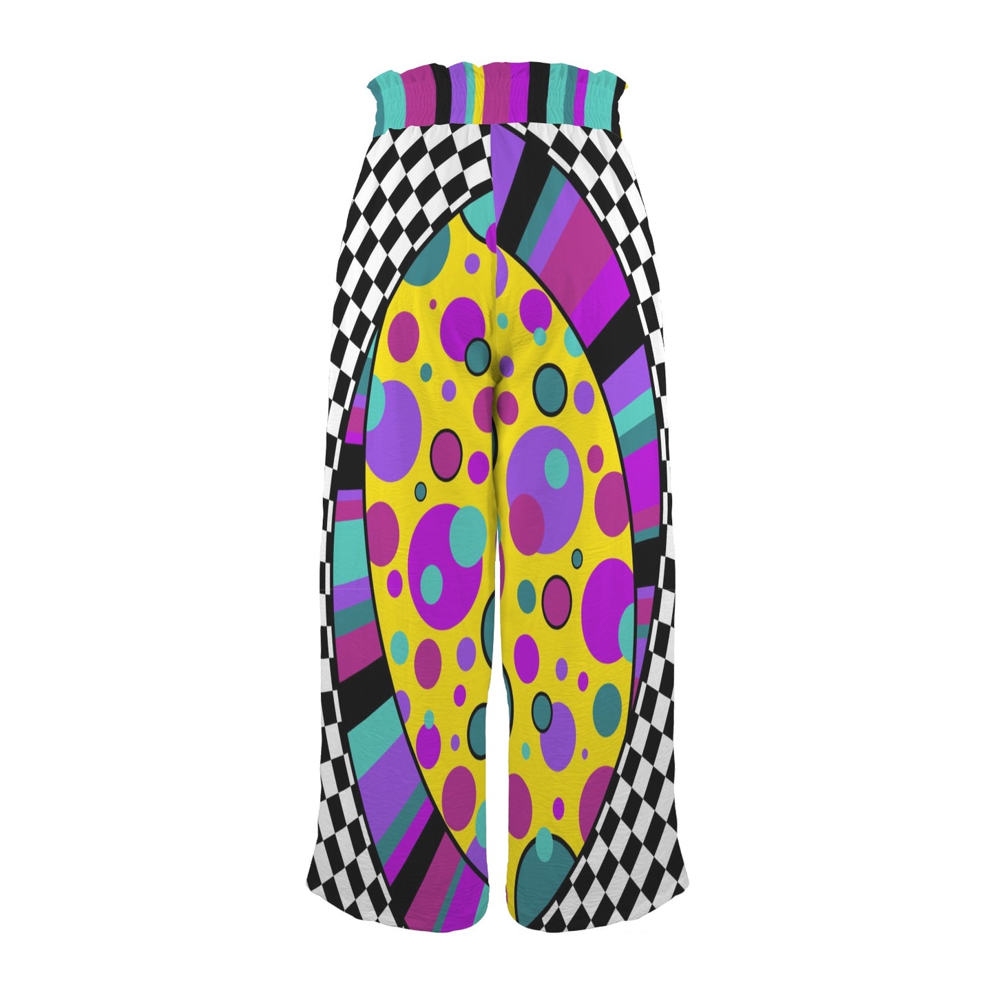Fun and colourful clown pants for kids entertainers