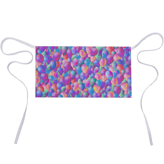 Balloon Artist apron with Watercolour Helium Balloons