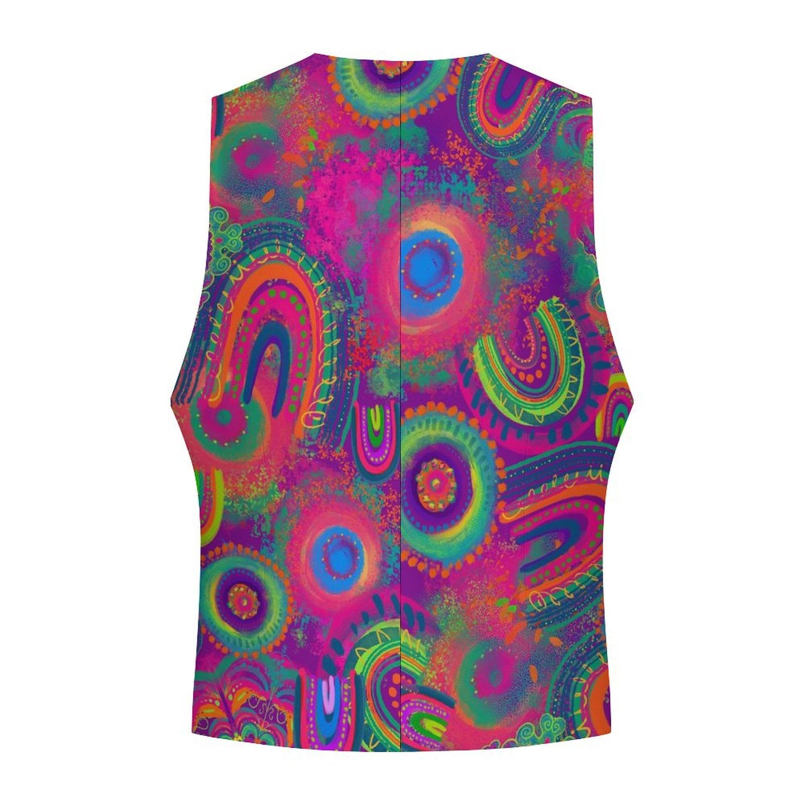 Face painter vest, vibrant colourful and fun