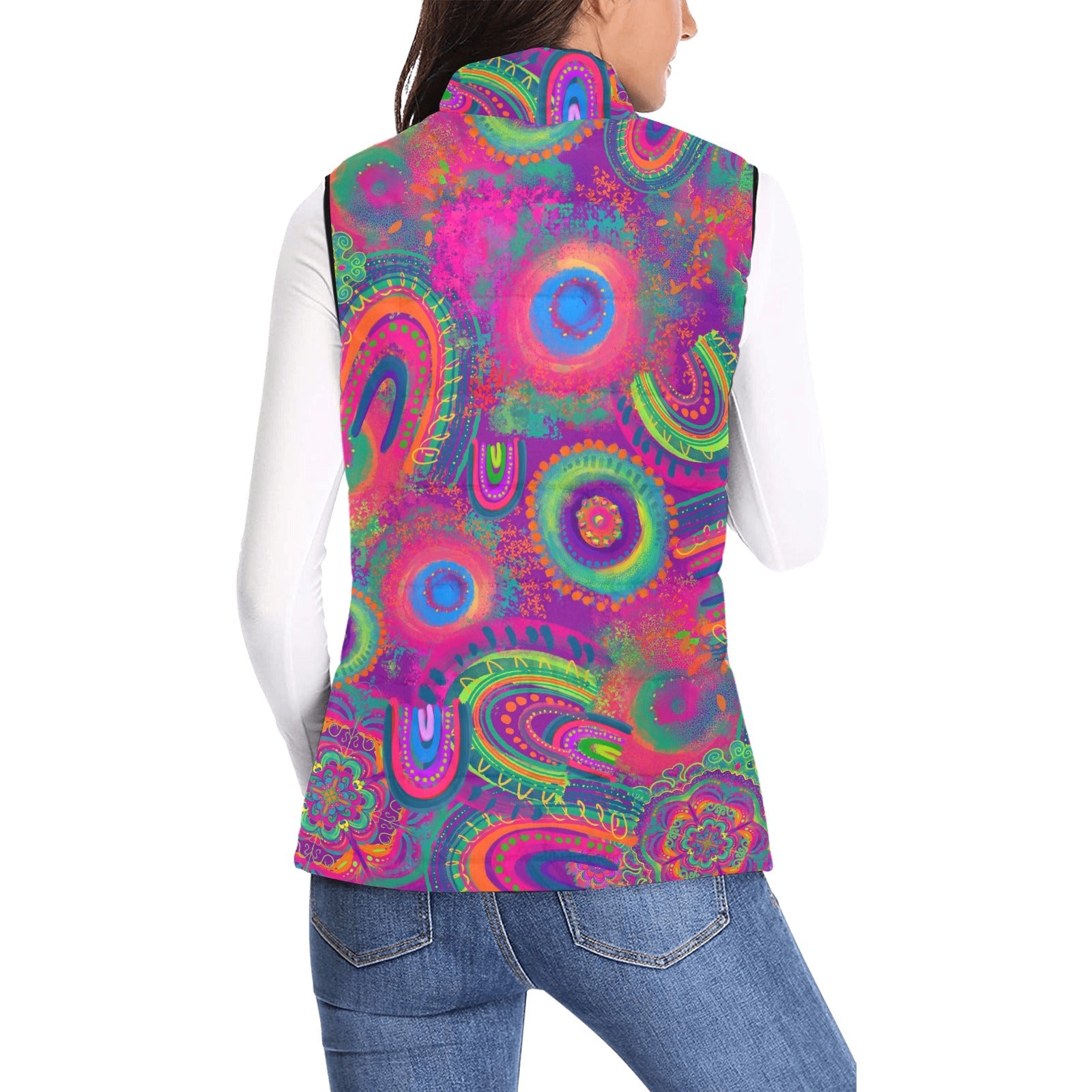 Fun colourful vest for face painters